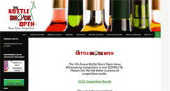 Desktop Screenshot of bottleshockopen.com